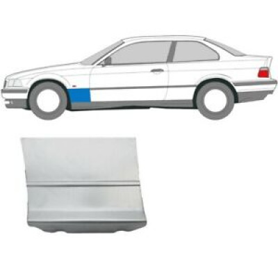 BMW E36 3 COUPE 1990-2000 OPRAVA PŘEDNÍHO BLATNÍKU / LEVÝ