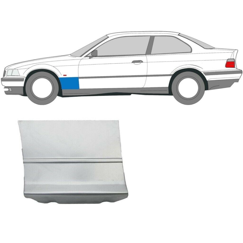 BMW E36 3 COUPE 1990-2000 OPRAVA PŘEDNÍHO BLATNÍKU / PÁR