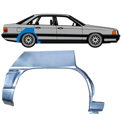 Lem zadního blatníku na Audi 100 C3 1982-1990 / Pravá 7607