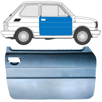 Opravný plech dveří na Fiat 126p 1985-1994 / Pravá 7570