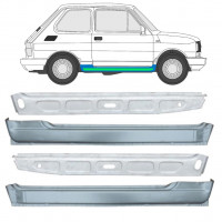 Opravný plech prahu vnitřní + vnější na Fiat 126p 1972-2000 11718