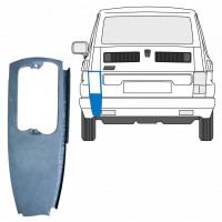 Opravný plech zadního rohu na Fiat 126p 1972-2000 / Levá 7578