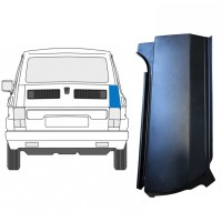 Opravný plech zadního rohu na Fiat 126p 1972-2000 / Pravá 14959