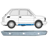 Opravný plech prahu vnitřní na Fiat 126p 1972-2000 / Pravá 15121
