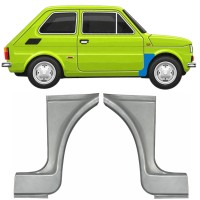 Opravný plech předního blatníku na Fiat 126p 1972-1994 ST/FL / Levá+Pravá / Sada 11219