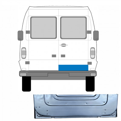 MERCEDES T1 1977-1996 VNITŘNÍ OPRAVA ZADNÍCH DVEŘÍ / PRÁVA