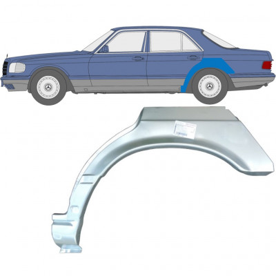 MERCEDES S-CLASS 1979-1991 OPRAVA ZADNÍHO BLATNÍKU / LEVÝ