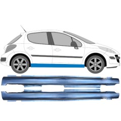 Kompletní práh na Peugeot 207 207+ 2006- / Levá+Pravá / Sada 9234