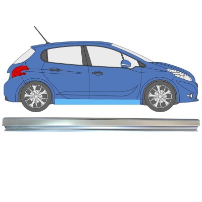 Opravný plech prahu na Peugeot 208 2012-2019 / Pravá 16313