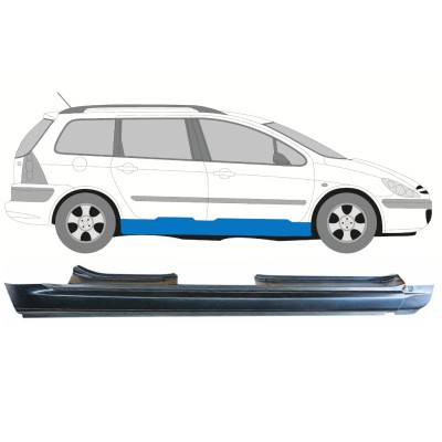 Kompletní práh na Peugeot 307 2001-2008 / Pravá / COMBI 16967