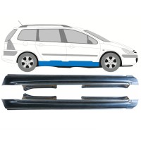 Kompletní práh na Peugeot 307 2001-2008 / Levá+Pravá / COMBI / Sada 16969