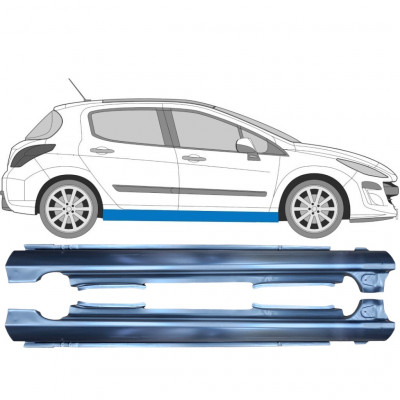 Kompletní práh na Peugeot 308 2007-2013 / Sada 11616