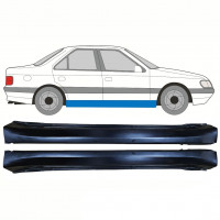 Opravný plech prahu na Peugeot 405 1987-1996 / Levá+Pravá / Sada 10780