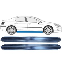 Opravný plech prahu na Peugeot 407 2004-2011 / Levá+Pravá / Sada 9413
