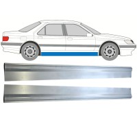 Opravný plech spodní části prahu na Peugeot 605 1989-1999 / Levá+Pravá / Sada 15219