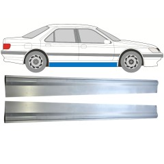 Opravný plech spodní části prahu na Peugeot 605 1989-1999 / Levá+Pravá / Sada 15219