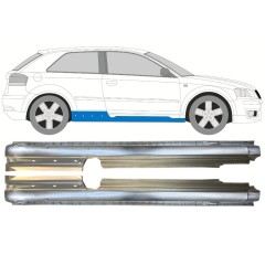 Kompletní práh na Audi A3 8P 2003-2012 / Levá+Pravá / Sada 14563