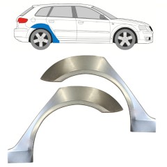 Lem zadního blatníku na Audi A3 8P 2003-2012 / Levá+Pravá / Sada 15210