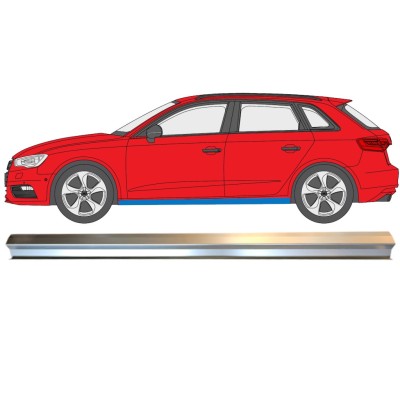 Opravný plech spodní části prahu na Audi A3 8V 2012-2020 / Levá 14993