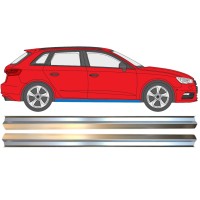 Opravný plech spodní části prahu na Audi A3 8V 2012-2020 / Levá+Pravá / Sada 14994