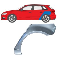 Lem zadního blatníku na Audi A3 8V 2012-2020 / Levá / HATCHBACK 17281