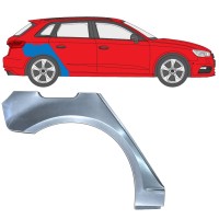Lem zadního blatníku na Audi A3 8V 2012-2020 / Pravá / HATCHBACK 17280