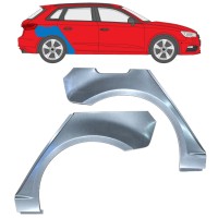 Lem zadního blatníku na Audi A3 8V 2012-2020 / Levá+Pravá / HATCHBACK / Sada 17282