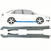 Opravný plech prahu na Audi A4 B6 B7 2000-2007 / Levá+Pravá / Sada 10336