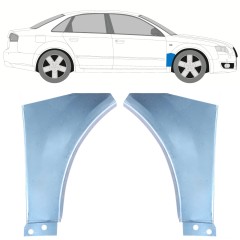 Opravný plech předního blatníku na Audi A4 B7 2004-2007 / Levá+Pravá / Sada 15171
