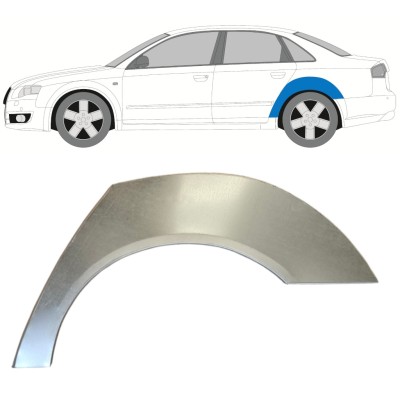 Lem zadního blatníku na Audi A4 B7 2004-2007 / Levá 14744