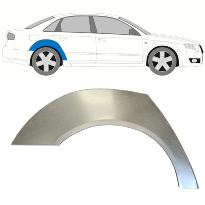 Lem zadního blatníku na Audi A4 B7 2004-2007 / Pravá 14743