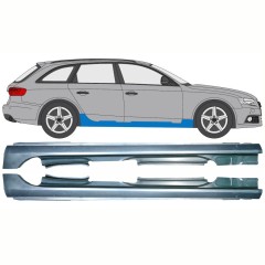 Kompletní práh na Audi A4 B8 2007-2016 / Levá+Pravá / Sada 10587