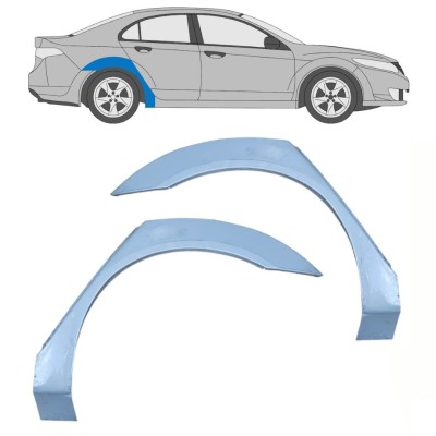 Lem zadního blatníku na Honda Accord 2008-2016 / Levá+Pravá / Sada 16289