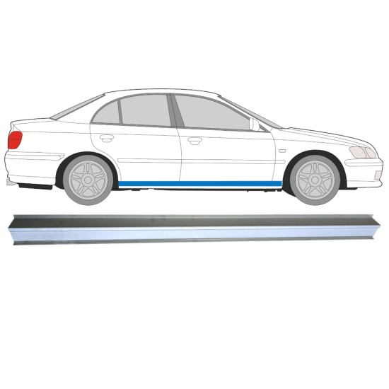 Opravný plech horní části prahu na Honda Accord 1998-2002 / Levá = Pravá (symetrická) 16284