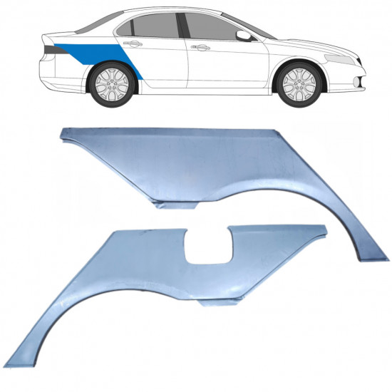 Lem zadního blatníku na Honda Accord 2002-2008  / Levá+Pravá / SEDAN / Sada 10441