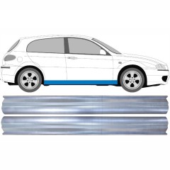 Opravný plech prahu na Alfa Romeo 147 2000-2010 / Levá+Pravá / Sada 11341