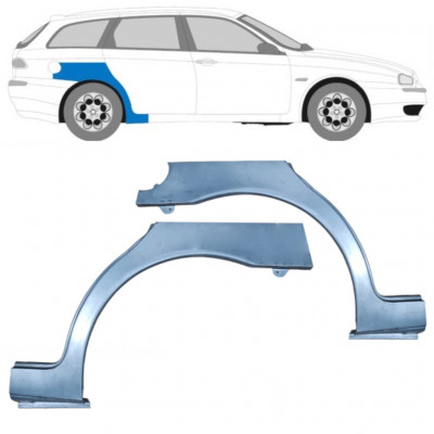 Lem zadního blatníku na Alfa Romeo 156 1997-2005 / Levá+Pravá / Sada 9437