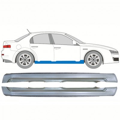 Opravný plech prahu na Alfa Romeo 159 2005-2012 / Levá+Pravá / Sada 10299