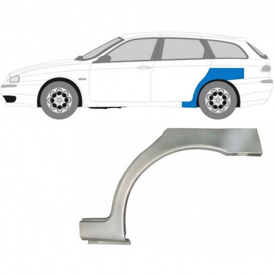 Lem zadního blatníku na Alfa Romeo 156 1997-2005 / Levá 5403