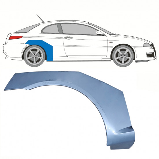 Lem zadního blatníku na Alfa Romeo Gt 2003-2010 / Pravá 8693