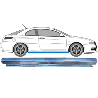 Opravný plech prahu na Alfa Romeo GT 2003-2010 / Levá = Pravá (symetrická) 7174