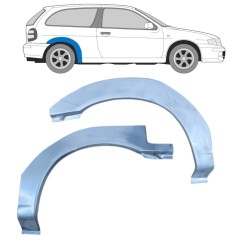 Lem zadního blatníku na Nissan Almera N15 1995-1999 / Levá+Pravá / Sada 10455