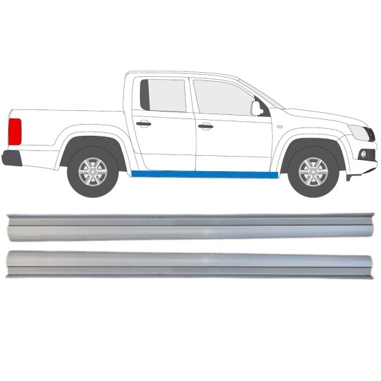 Opravný plech spodní části prahu na Volkswagen Amarok 2010-2022 / Levá+Pravá / Sada 15100 Opravný plech spodní části prahu na Volkswagen Amarok 2010-2022 / Levá+Pravá / Sada 15100