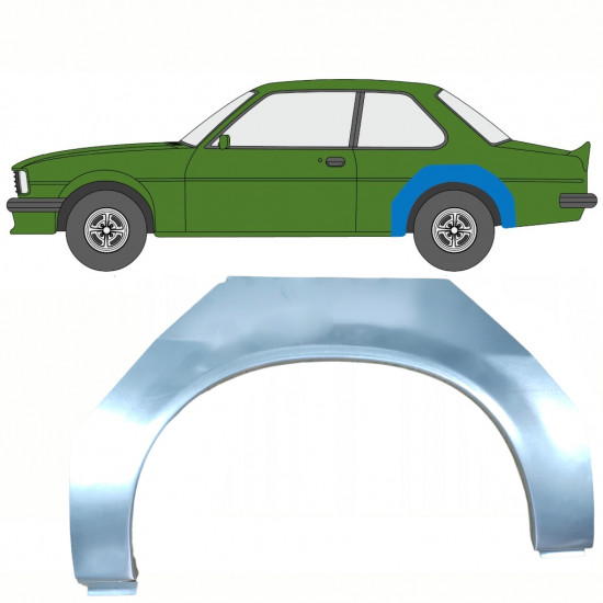 OPEL ASCONA B 1975-1981 PODBĚH ZADNÍHO KOLA OPRAVNÝ PANEL / LEVÝ