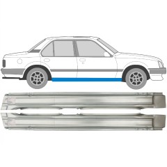Kompletní práh na Opel Ascona C 1981-1998 / Levá+Pravá / Sada 9488