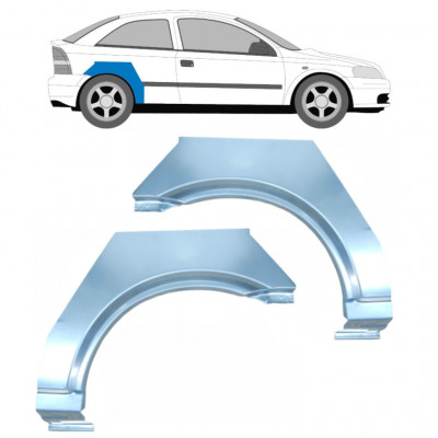 Lem zadního blatníku na Opel Astra 1998-2009 / Levá+Pravá / Sada 10518