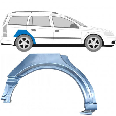 Lem zadního blatníku na Opel Astra 1998-2009 / Pravá / COMBI 6860