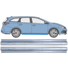 Opravný plech prahu na Toyota Auris 2013-2018 / COMBI / Sada 12451