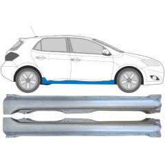Kompletní práh na Toyota Auris 2007-2012 / Levá+Pravá / Sada 15091