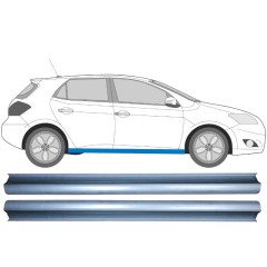 Opravný plech prahu na Toyota Auris 2007-2012 / Levá+Pravá / Sada 11379